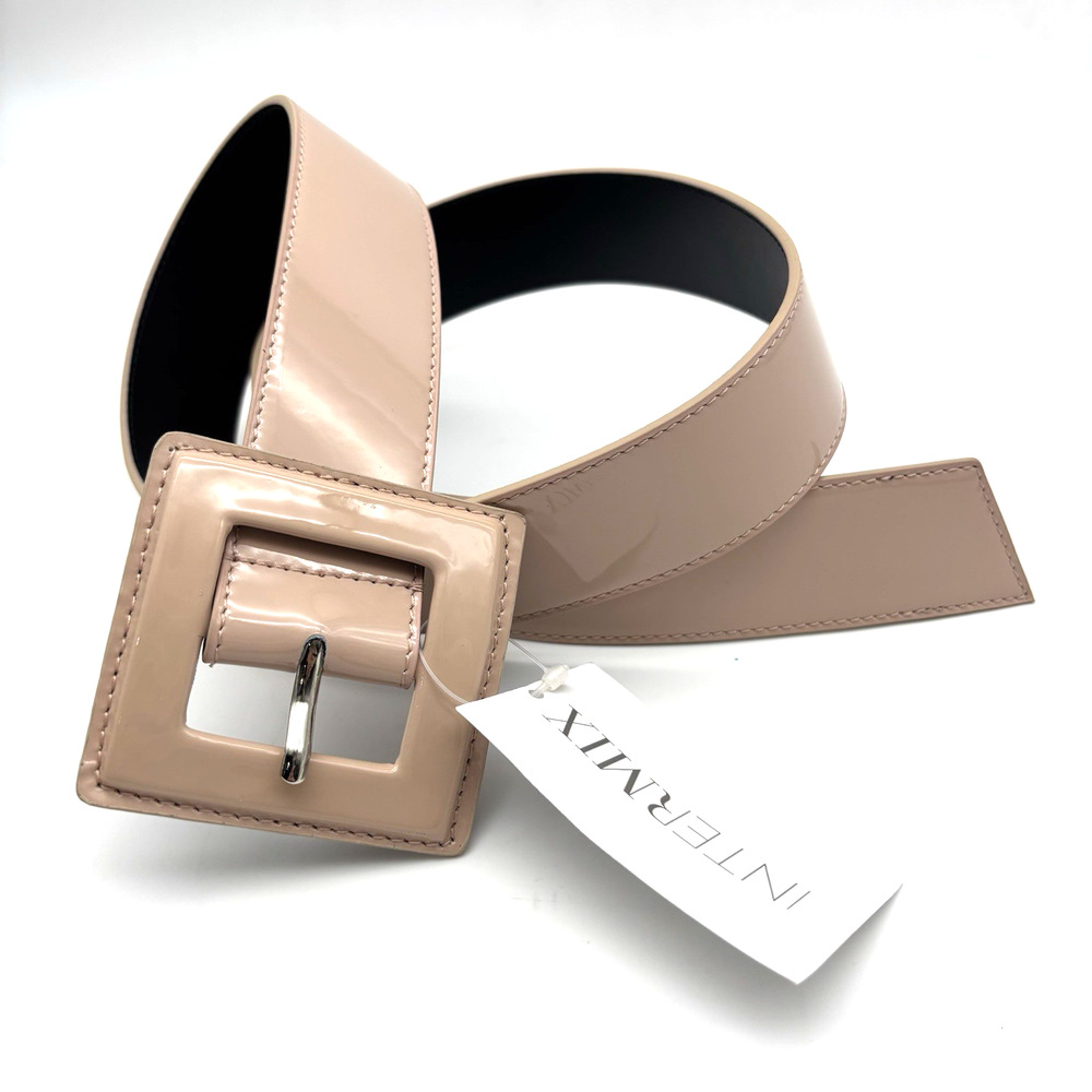 NEW B-Low the Belt BT2130 Annie Nude Blush Patent Leather Belt S 29-35" Italy